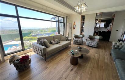 ERDEK'TE DENİZ MANZARALI KIŞ BAHÇELİ HAVUZLU 710 M2 MODERN VİLLA