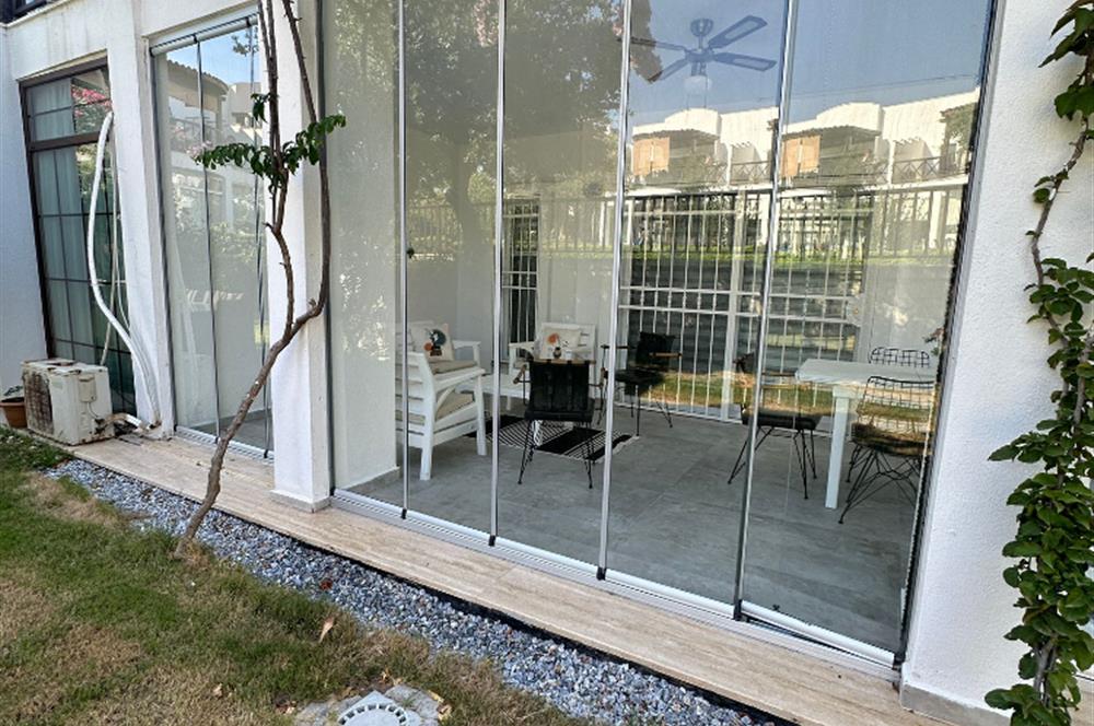 Yalıkavak Marina' da Havuzlu Sitede Eşyalı 2+2 Bahçe Katı Kiralık Daire