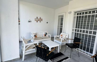 Yalıkavak Marina' da Havuzlu Sitede Eşyalı 2+2 Bahçe Katı Kiralık Daire