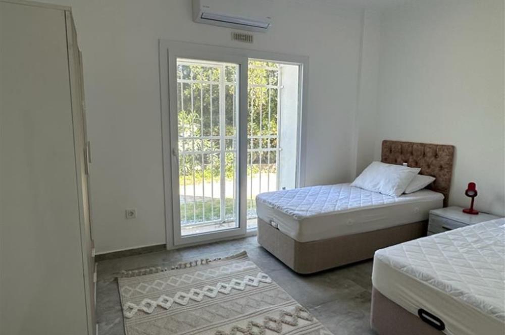Yalıkavak Marina' da Havuzlu Sitede Eşyalı 2+2 Bahçe Katı Kiralık Daire