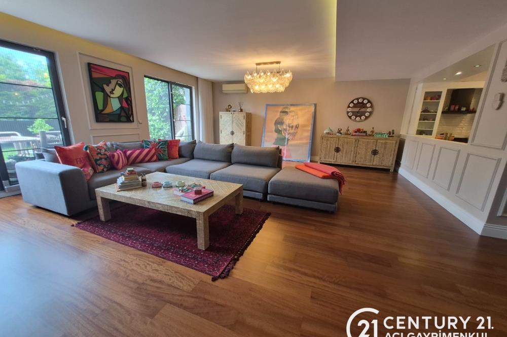 Uskumruköy Nezih Sitede Dekorasyonlu Kiralık Bahçe Dubleks