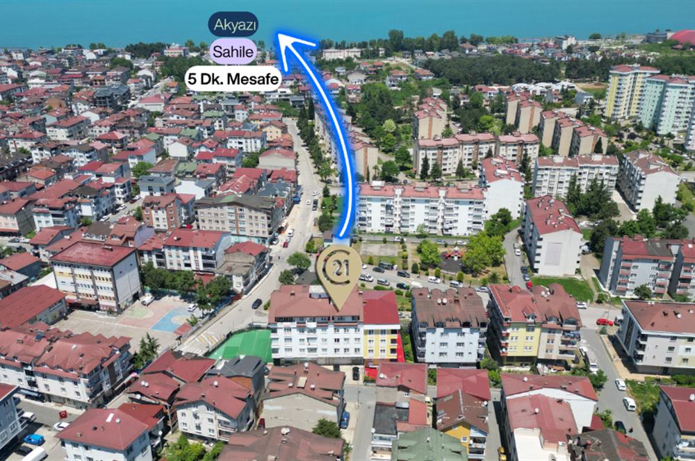 CENTURY21'DEN AKYAZI MAH.'DE DEPOZİTOSUZ KİRALIK DAİRE!!!