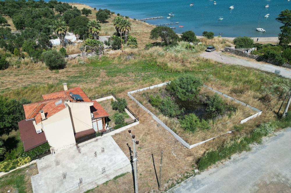Cunda'da Denize 80 mt, Temeli Atılmış Villa Arsası