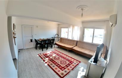 DATÇA CUMHURİYET MEYDANINDA YILLIK KİRALIK 2+1 EŞYALI DAİRE