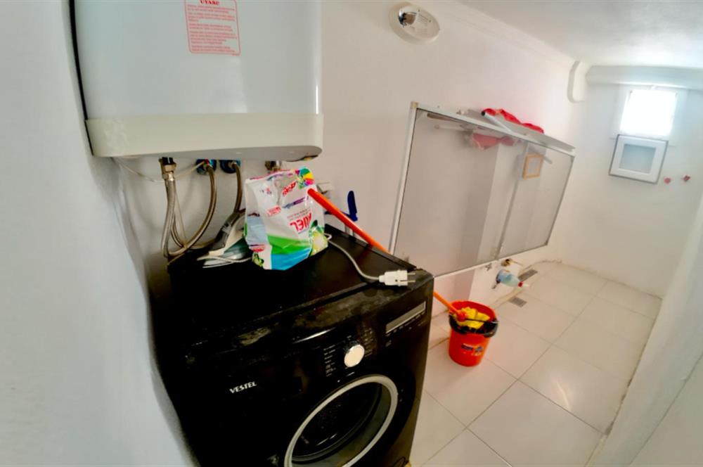 DATÇA CUMHURİYET MEYDANINDA YILLIK KİRALIK 2+1 EŞYALI DAİRE