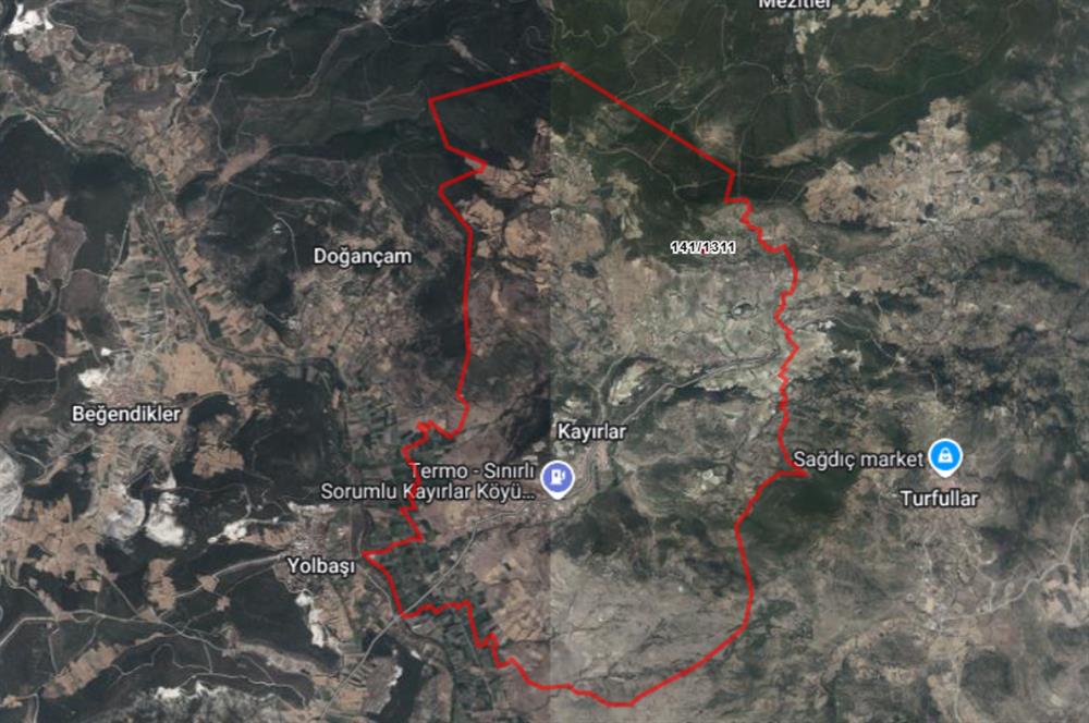 C21 Bal'dan Bigadiç Kayırlar Mahallesinde Satılık Tarla