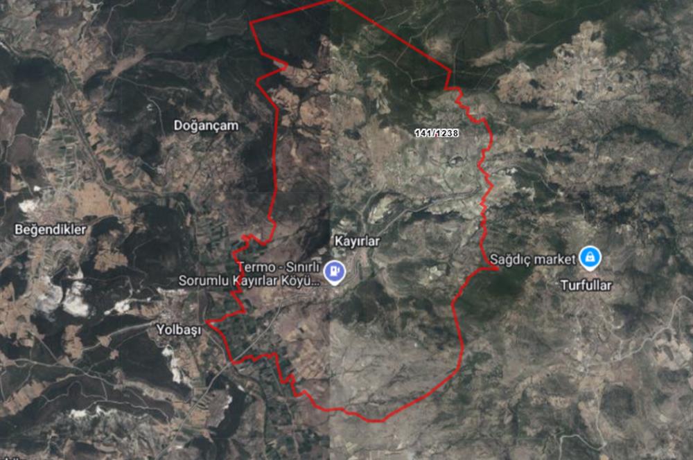 C21 Bal'dan Bigadiç Kayırlar Mahallesinde Satılık Tarla