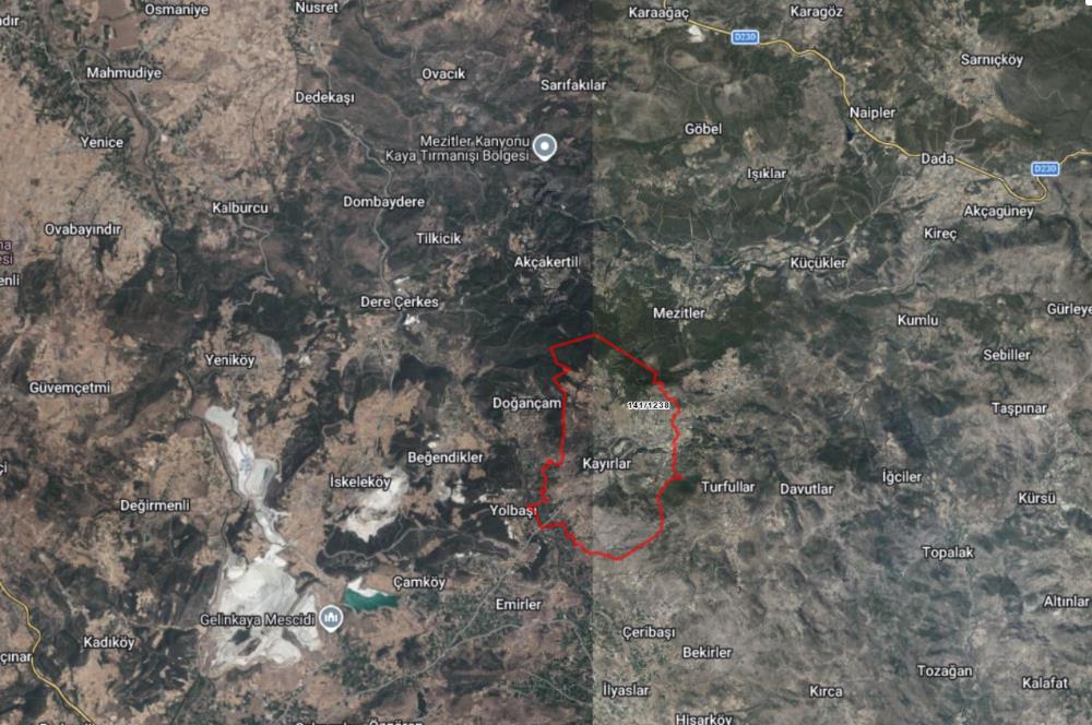 C21 Bal'dan Bigadiç Kayırlar Mahallesinde Satılık Tarla