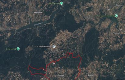 C21 Bal'dan Çanakkale Çan Doğaca Mahallesinde Satılık Tarla