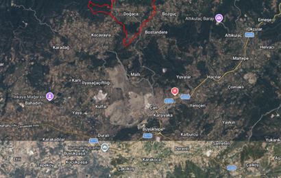 C21 Bal'dan Çanakkale Çan Doğaca Mahallesinde Satılık Tarla