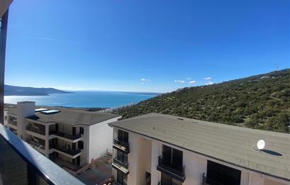 DİDİM/AKBÜK SKYLINE SITESI DENİZ VE DOĞA MANZARALI SATILIK 1+1