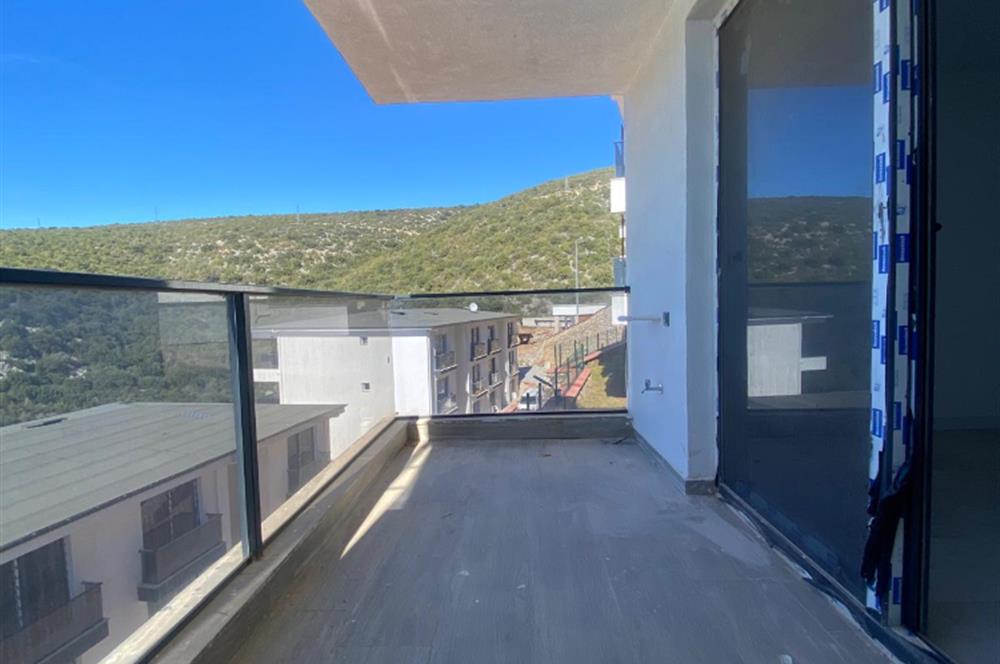 DİDİM/AKBÜK SKYLINE SITESI DENİZ VE DOĞA MANZARALI SATILIK 1+1