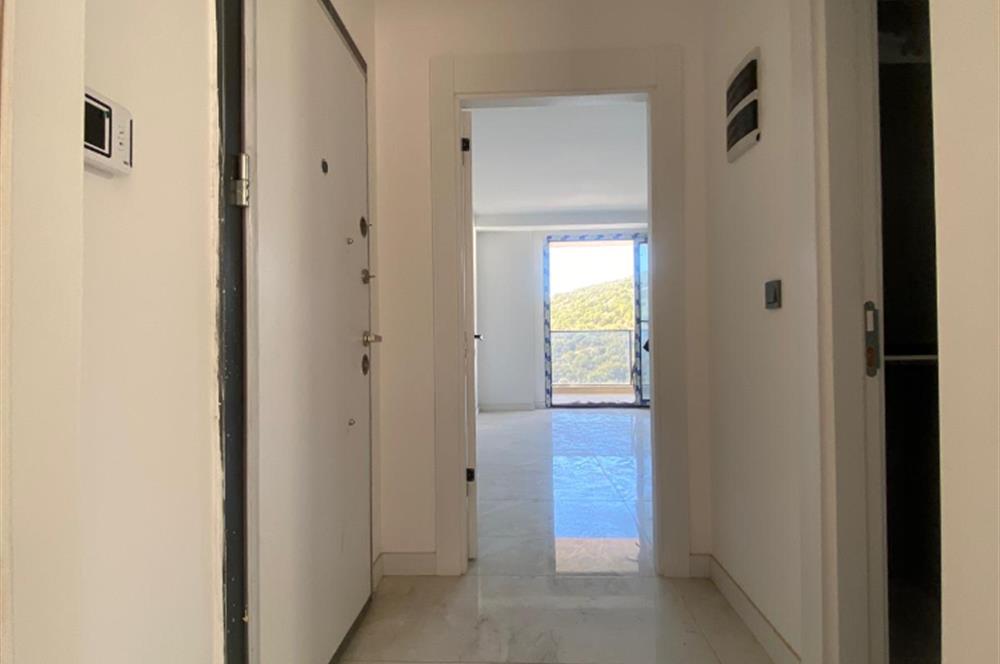 DİDİM/AKBÜK SKYLINE SITESI DENİZ VE DOĞA MANZARALI SATILIK 1+1