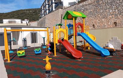 DİDİM/AKBÜK SKYLINE SITESI DENİZ VE DOĞA MANZARALI SATILIK 1+1