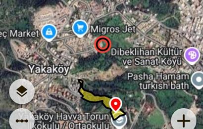 Muğla Bodrum Yakaköy 460 M2 Yolu Olan Villalar Bölgesinde Merkezde Kooperatif Arazisi 