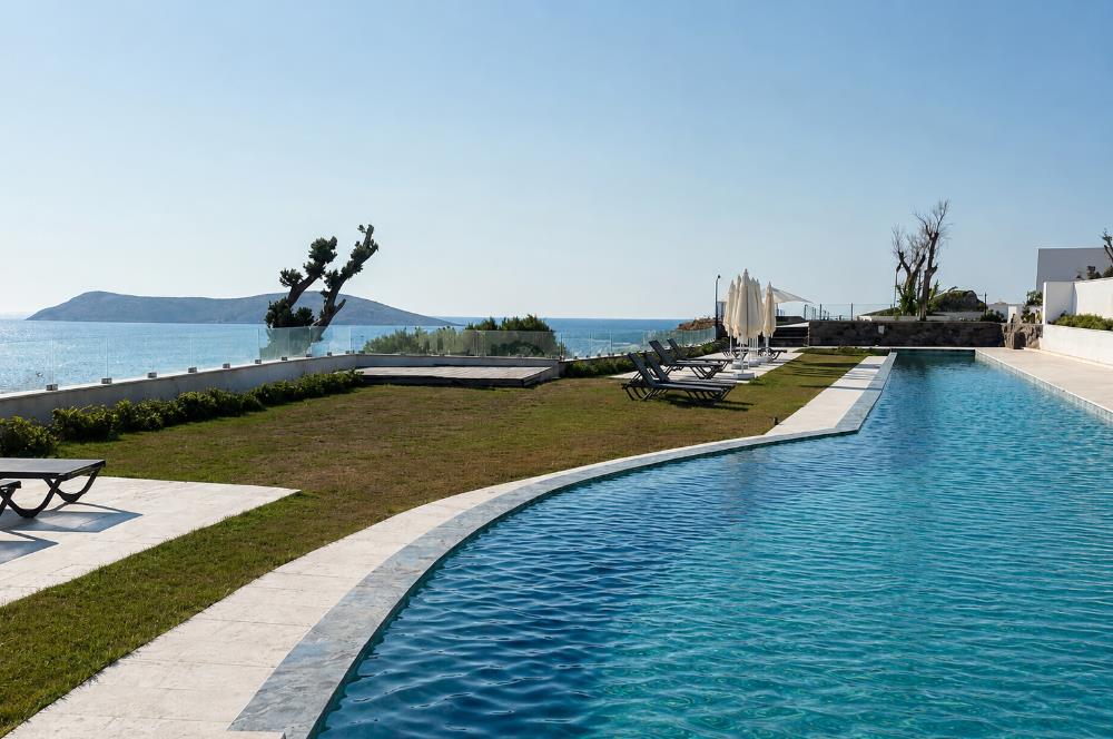 Bodrum Gümüşlük Denize Sıfır Sitede Satılık Daire