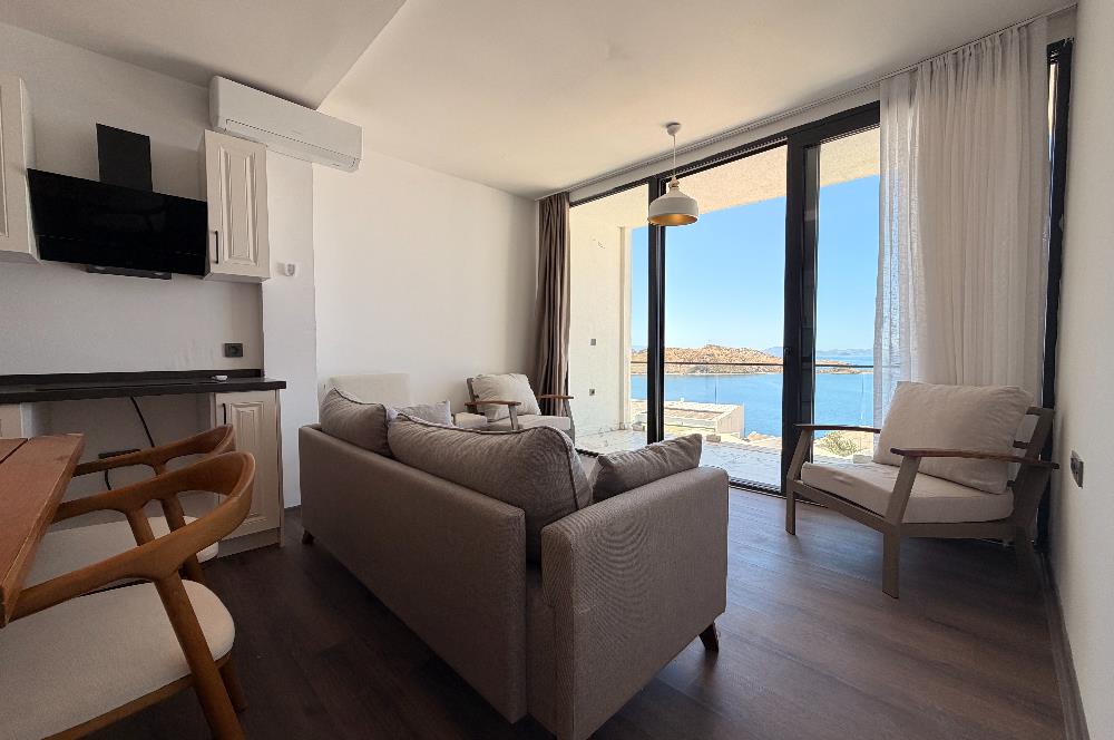 Bodrum Gümüşlük Denize Sıfır Sitede Satılık Daire