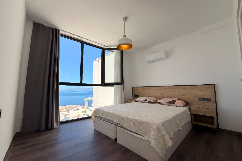 Bodrum Gümüşlük Denize Sıfır Sitede Satılık Daire