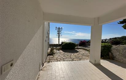 Bodrum Gündoğan Firdevs Evleri Manzaralı Bahçe Katı Satılık