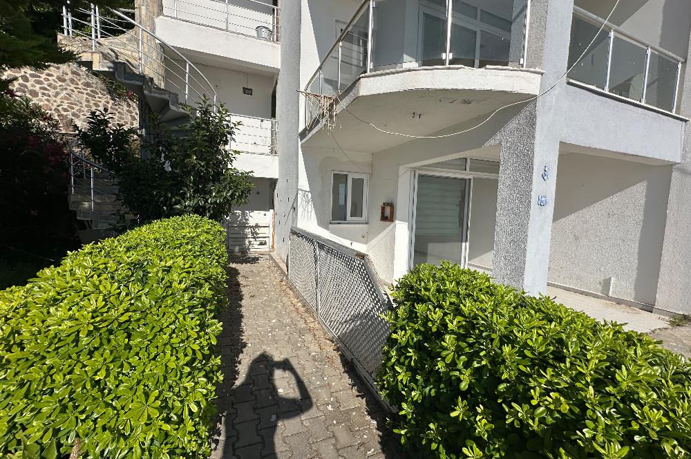 Bodrum Gündoğan Firdevs Evleri Manzaralı Bahçe Katı Satılık