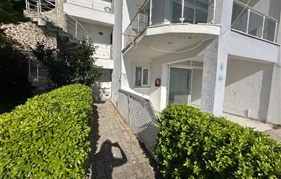 Bodrum Gündoğan Firdevs Evleri Manzaralı Bahçe Katı Satılık