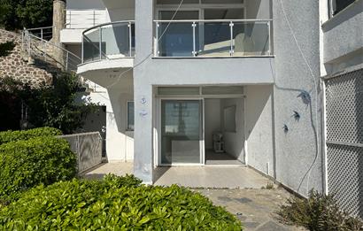 Bodrum Gündoğan Firdevs Evleri Manzaralı Bahçe Katı Satılık