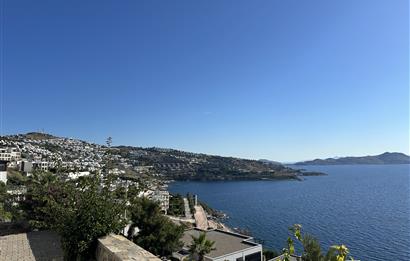 Bodrum Gündoğan Firdevs Evleri Manzaralı Bahçe Katı Satılık