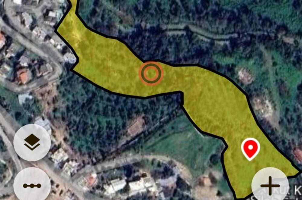 Muğla Bodrum Yakaköy 460 M2 Yolu Olan Villalar Bölgesinde Merkezde Kooperatif Arazisi 
