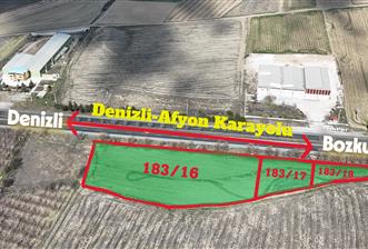 Denizli-Afyon Karayolu’na Komşu Bozkurt/Alikurt’ta 3 Adet Tarla SATILIKTIR. - 1 - 18358