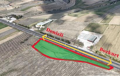 Denizli-Afyon Karayolu’na Komşu Bozkurt/Alikurt’ta 3 Adet Tarla SATILIKTIR.