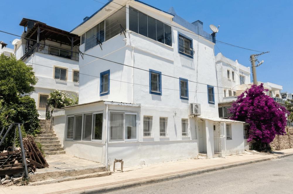 Bodrum Yokuşbaşı, Merkezi Konumda, Önü Açık, Satılık 3+1 Dubleks