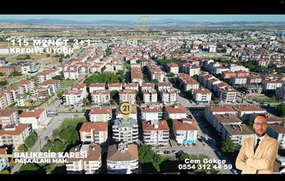 C21 BAL'dan PAŞAALANINDA KREDİYE UYGUN KULLANIŞLI 3+1 DAİRE