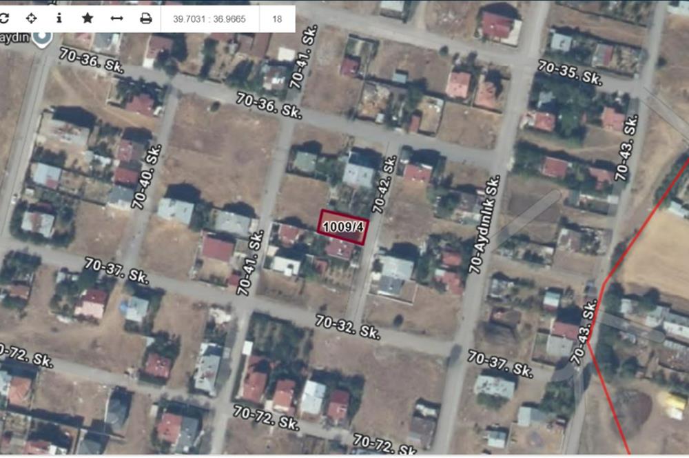Sivas Merkez Karşıyaka Mahallesi 2 Kat Konut İmarlı 291 m² Arsa