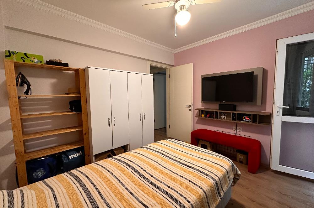 Alsancak’ta Merkezi Konumlu Yenilenmiş ve Eşyalı 2+1 Kiralık