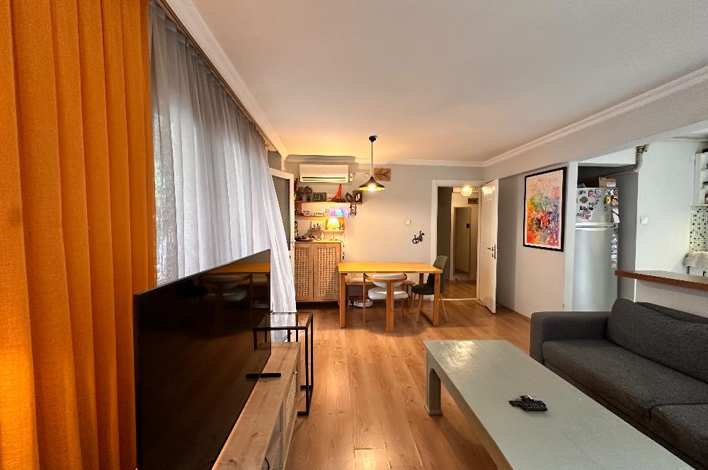 Alsancak’ta Merkezi Konumlu Yenilenmiş ve Eşyalı 2+1 Kiralık