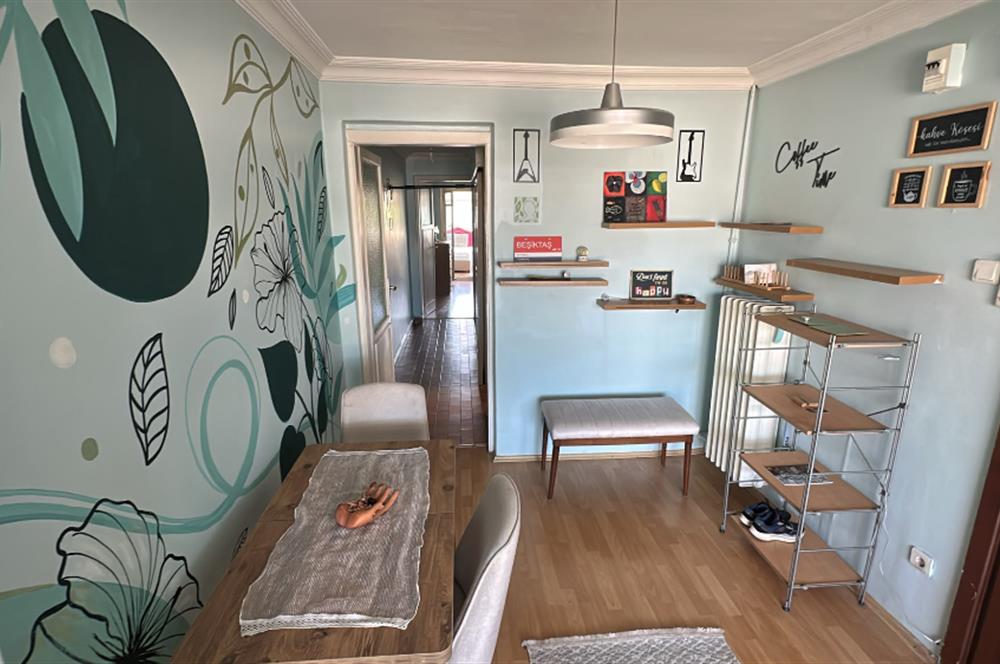 Beşiktaş Serencbey'de Deniz Manzaralı Teraslı Eşyalı 2+1 Kiralık