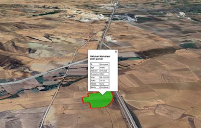 ESKİŞEHİR-BURSA YOLUNDA 29.150 m2 SATILIK TARLA