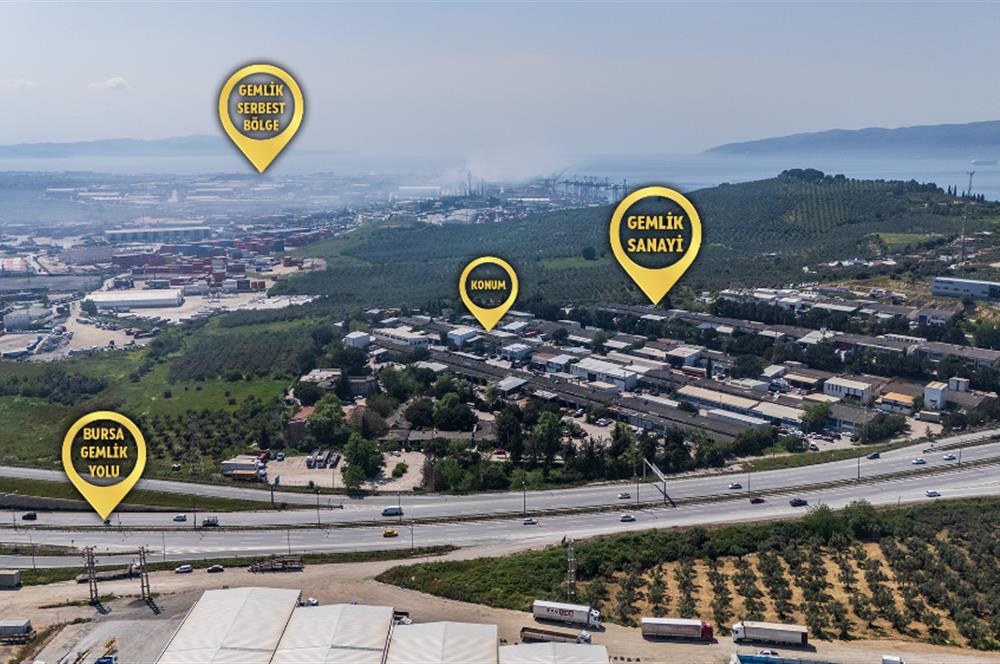 C21 Cius; Gemlik Sanayide 90 m² Kullanımlı Satılık Dükkan
