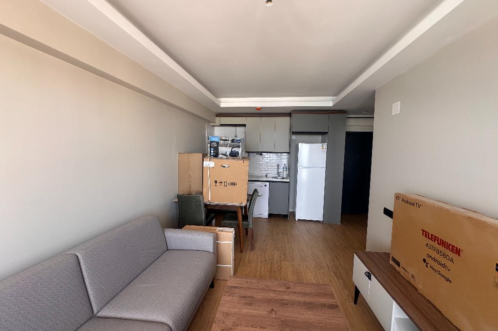 C21 Cius; Site İçerisinde Deniz Manzaralı 1+1 Eşyalı Kiralık