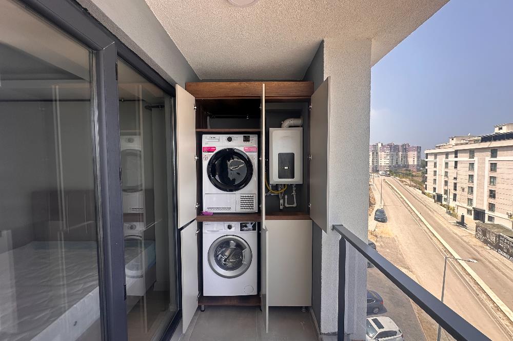 C21 Cius; Site İçerisinde Deniz Manzaralı 1+1 Eşyalı Kiralık