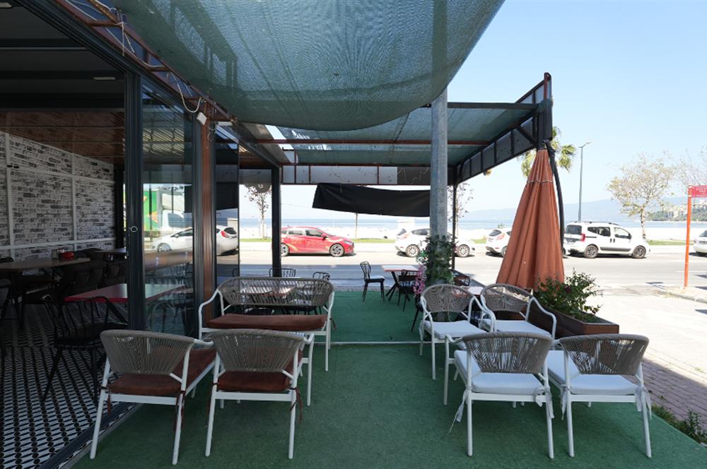 Gemlik Sahilde Devren Kiralık Deniz Manzaralı Cafe