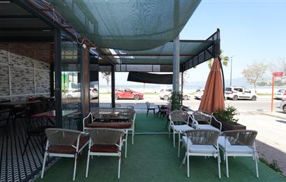 Gemlik Sahilde Devren Kiralık Deniz Manzaralı Cafe