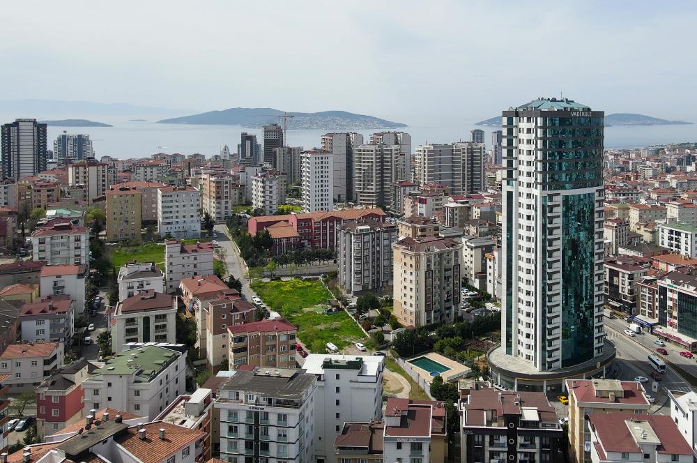 Kartal Vadi Kule'de, Satılık, Full Deniz manzaralı, 3+1 Daire