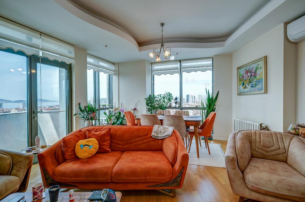 Kartal Vadi Kule'de, Satılık, Full Deniz manzaralı, 3+1 Daire