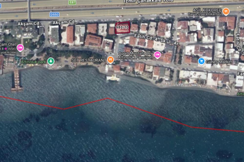 C21 Bal'dan Edremit Altınoluk'ta Kiralık 2+1 Eşyalı Daire