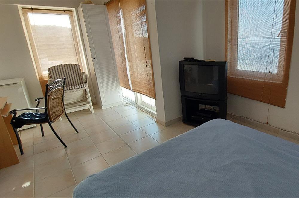 Bodrum-Adabükü'nde özel plajlı yaz dönemi kiralık dubleks daire