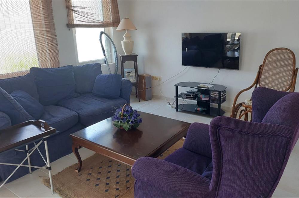 Bodrum-Adabükü'nde özel plajlı yaz dönemi kiralık dubleks daire