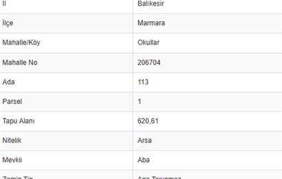 MARMARA ADASI MERKEZDE BİTİŞİK VE MÜSTAKİL SATILIK 1.367 M² TURİZM İMARLI ARSALAR