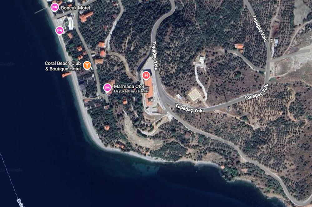 MARMARA ADASI MERKEZDE BİTİŞİK VE MÜSTAKİL SATILIK 1.367 M² TURİZM İMARLI ARSALAR