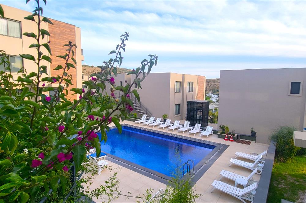 Bodrum Eskiçeşme Havuzlu Site İçinde Satılık 2+1 Rezidans Daire